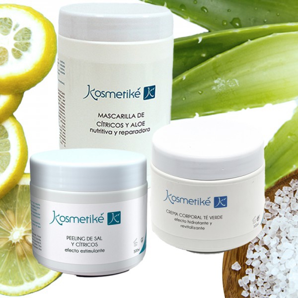 Tratamiento Cosmético Corporal Kosmetiké Green Tea & Citrus Body Care: Efecto revitalizante y antioxidante